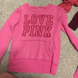 love pink long sleeve