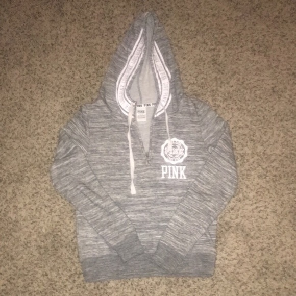 VS Pink half zip hoodie