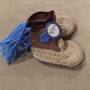 Jefferies socks cowboy boot booties 0-3 months