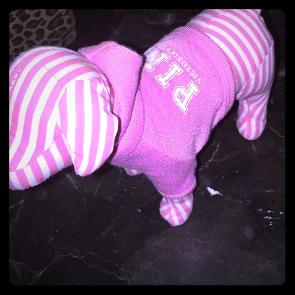 Victoria's Secret pink dog