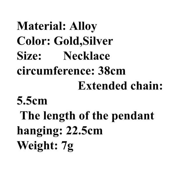 1 day Sale❣️ New✨ Long Pendant Chain Choker 😍✨ - Picture 6 of 7