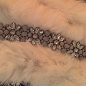 Lavender and jeweled j.crew bracelet