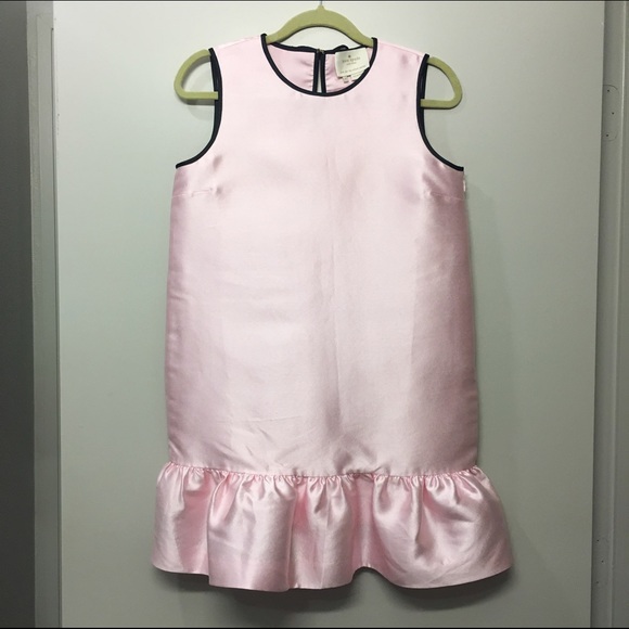 Kate Spade Sleeveless Ruffle Hem Shift Dress