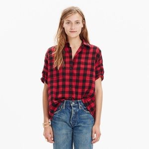 Flannel Courier Shirt in Buffalo Check