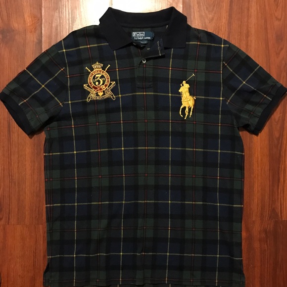Poll Ralph Lauren Sz. Large Collared T