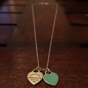 Tiffany & Co. Double Heart Tag necklace