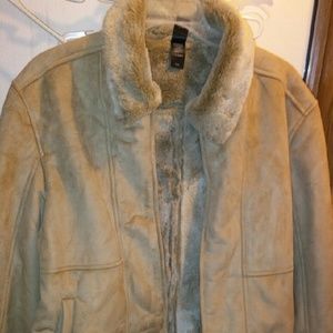 Liz Claiborne Faux Suede and Fur Jacket *REDUCED**