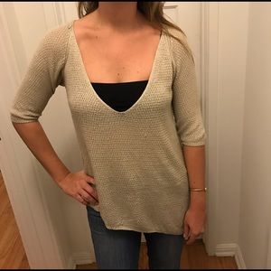 Zara Asymmetrical Light Sweater