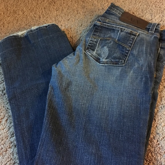 A|X J24 Dark Blue Stone-Washed Jean