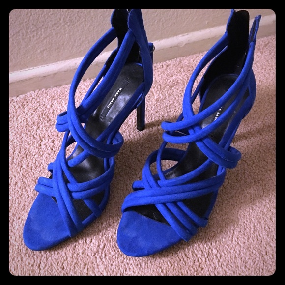 Zara Basic Cobalt Blue Pump
