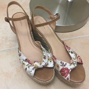 Beige Wedges by Xhilaration