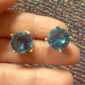 Kate Spade Blue Dot Earrings