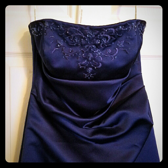 Blue bridesmaid dress. Worn once.