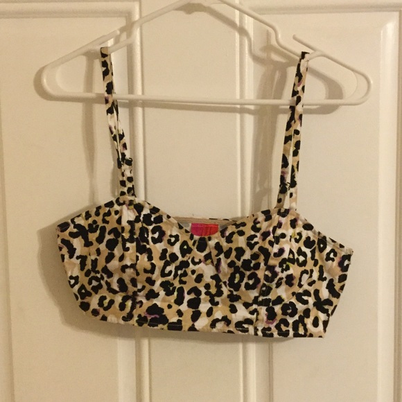 Cheetah crop top