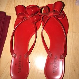 Valentino Bow sandals - Red