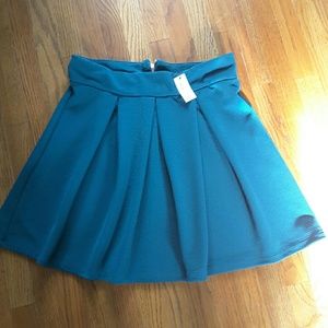 Teal skirt size 8
