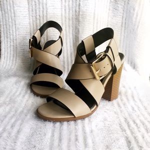 CHRISTIAN SIRIANO for Payless Nude Block Heels