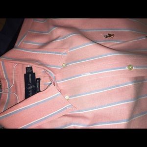 Pink and Blue large Ralph Lauren Button up