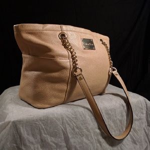 Calvin Klein Tan Pebble Tote Bag