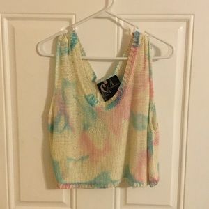 Tie dye crop top