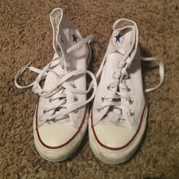 White high top converse