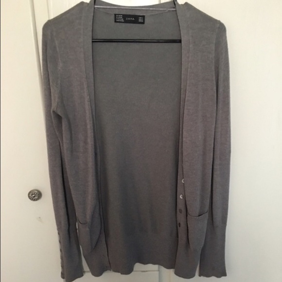 Gray Zara Cardigan