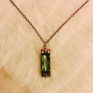 Firefly crystal necklace by juan carlos chavajay