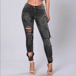 Hardcore distressed jeans