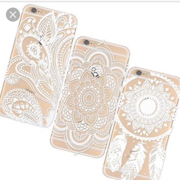 🎉SALE!🎉White Henna Dreamcatcher Case - Picture 2 of 3
