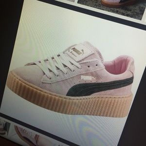 Pink Rihanna creepers