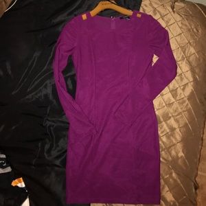 bandage winter long sleeve dress