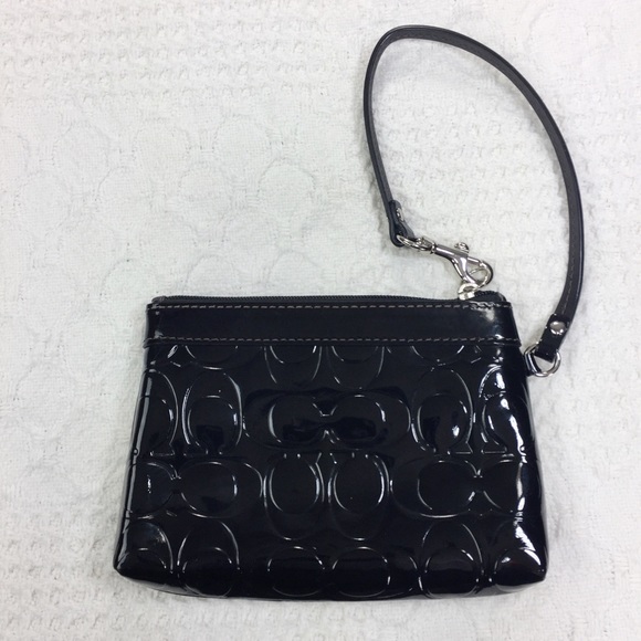 Coach Patent Leather Wristlet