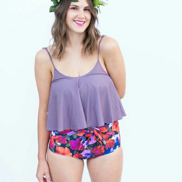Eggplant Color Swing Top - Large - Picture 3 of 4