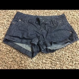 Blue jean shorts