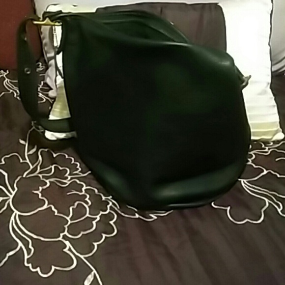 Authentic vintage leather Coach purse