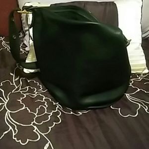 Authentic vintage leather Coach purse