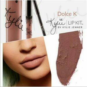 Kylie Dolce K matte liquid lipstick and lip liner