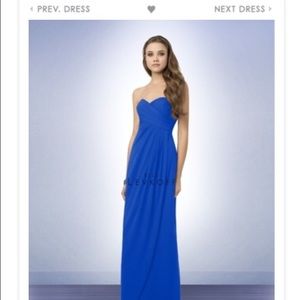 Bill Levkoff Bridesmaid Dress 772 Horizon Size 8