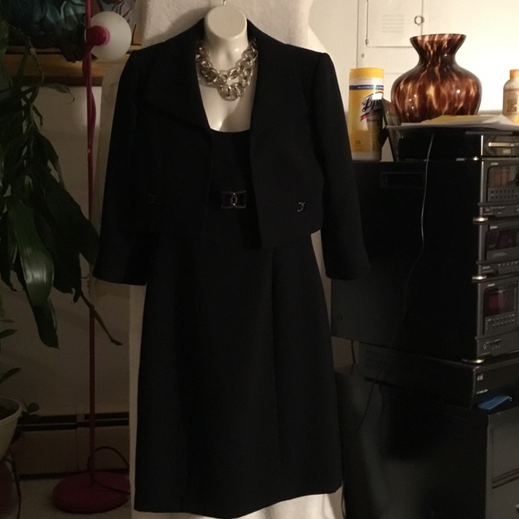 Black Two Piece Dress.