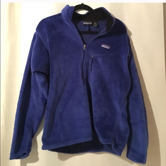 Patagonia 1/4 zip blue medium