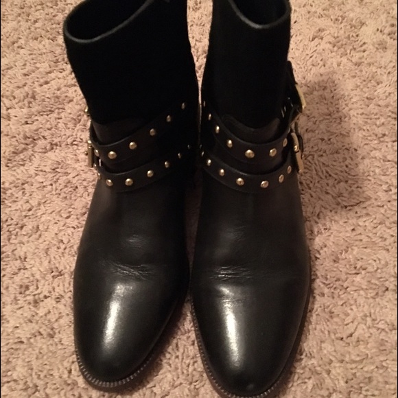 Coach black boots size 8