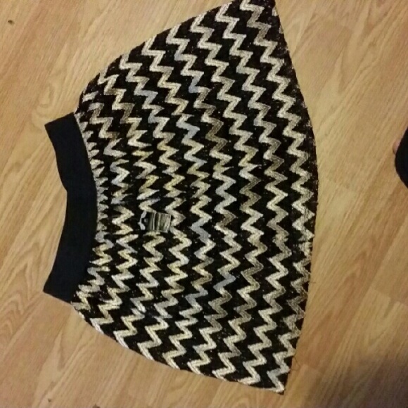 Chevron skirt