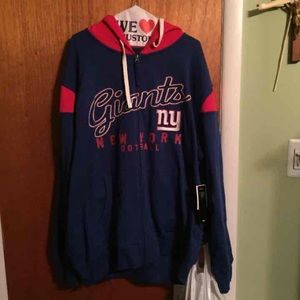 Ny Giants Zip Up Hoodie