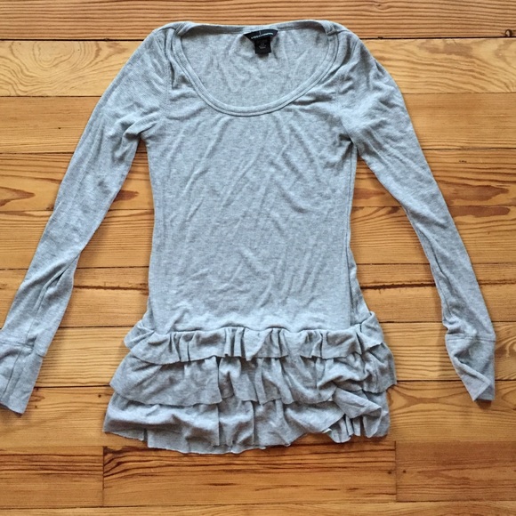 Victoria's Secret Ruffle Hem Top
