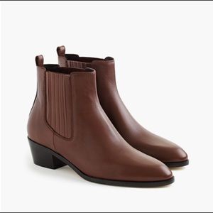 J. Crew Chelsea Boots in Brownstone - Size 10