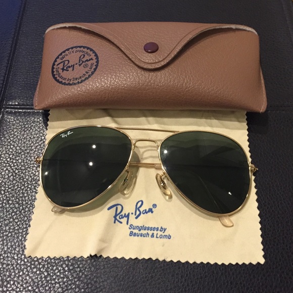 Vintage Gold Rayban Aviators MINT