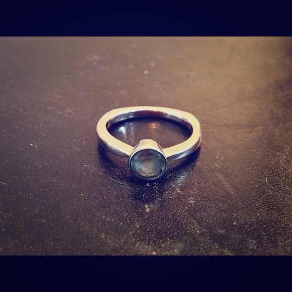 Rose Gold + Sapphire Ring (Size 3.5)