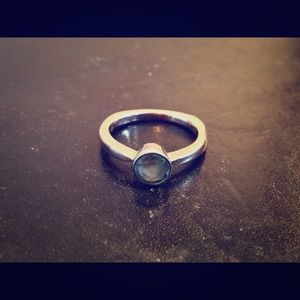 Rose Gold + Sapphire Ring (Size 3.5)