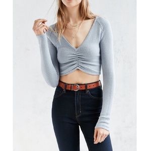 Urban Outfitters kimchi blue ballet crop sweater