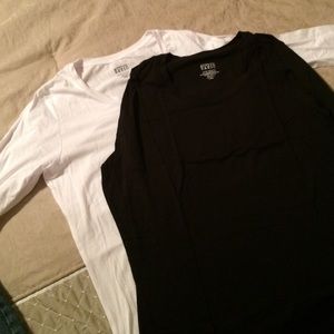 Size large basic tees